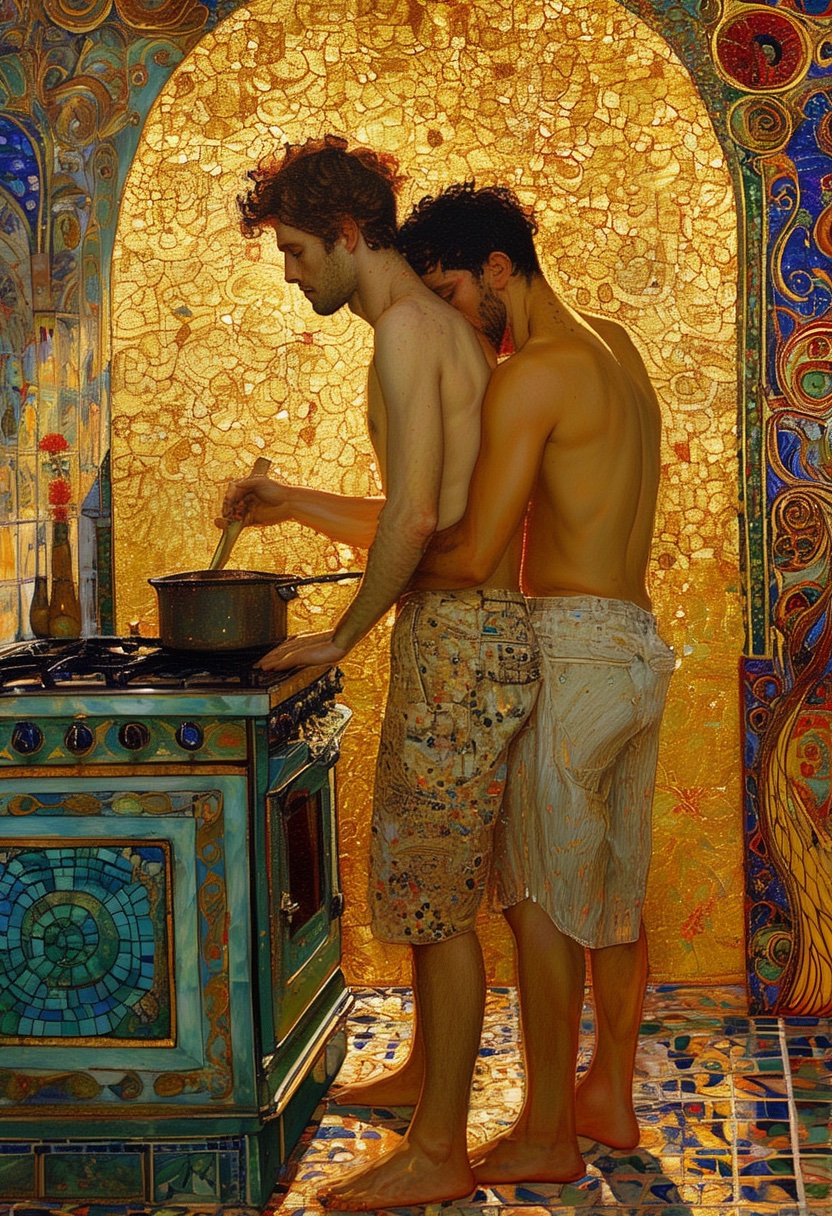 Art Nouveau Küche Umarmung