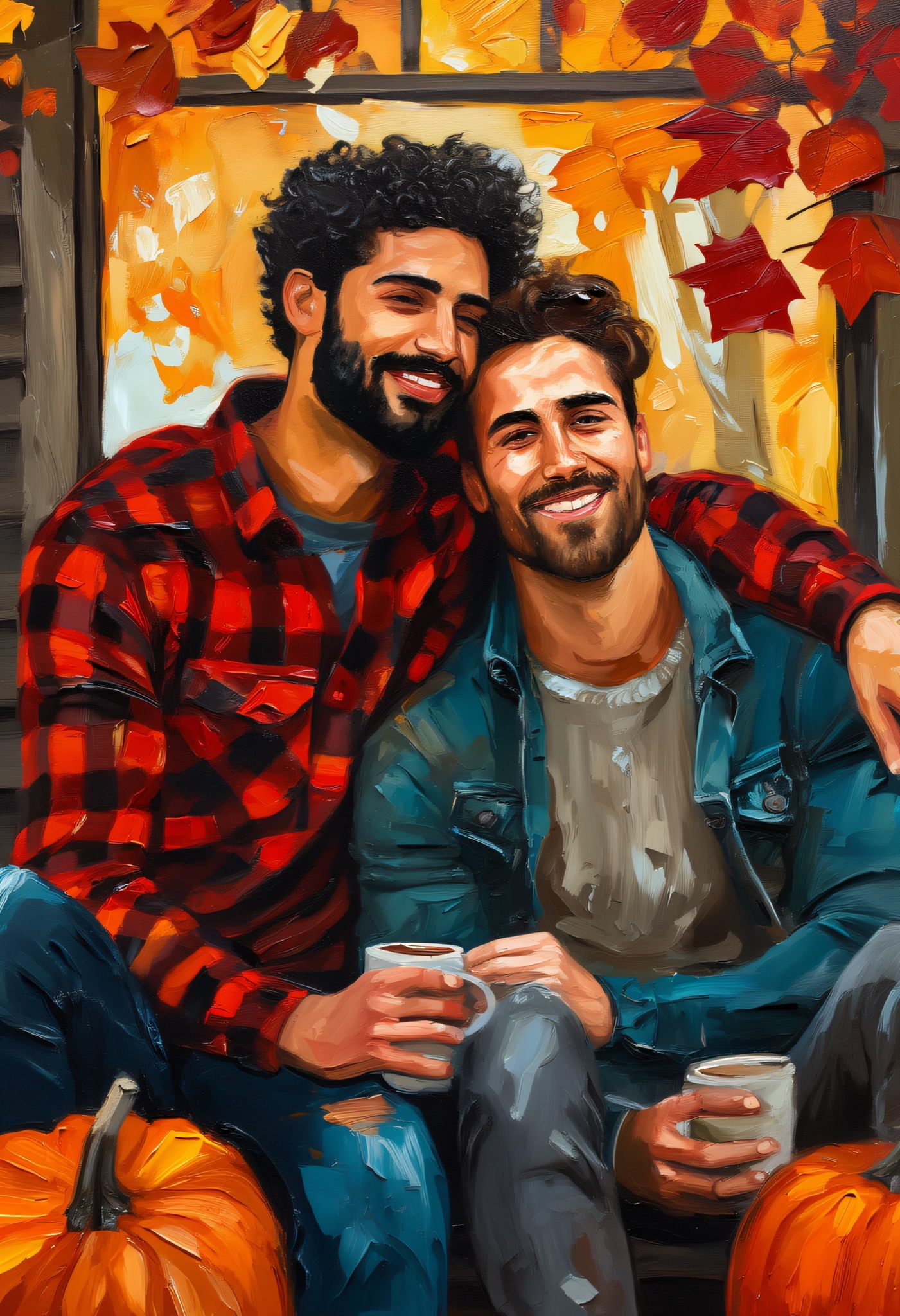 Cozy Autumnal Thanksgiving Embrace