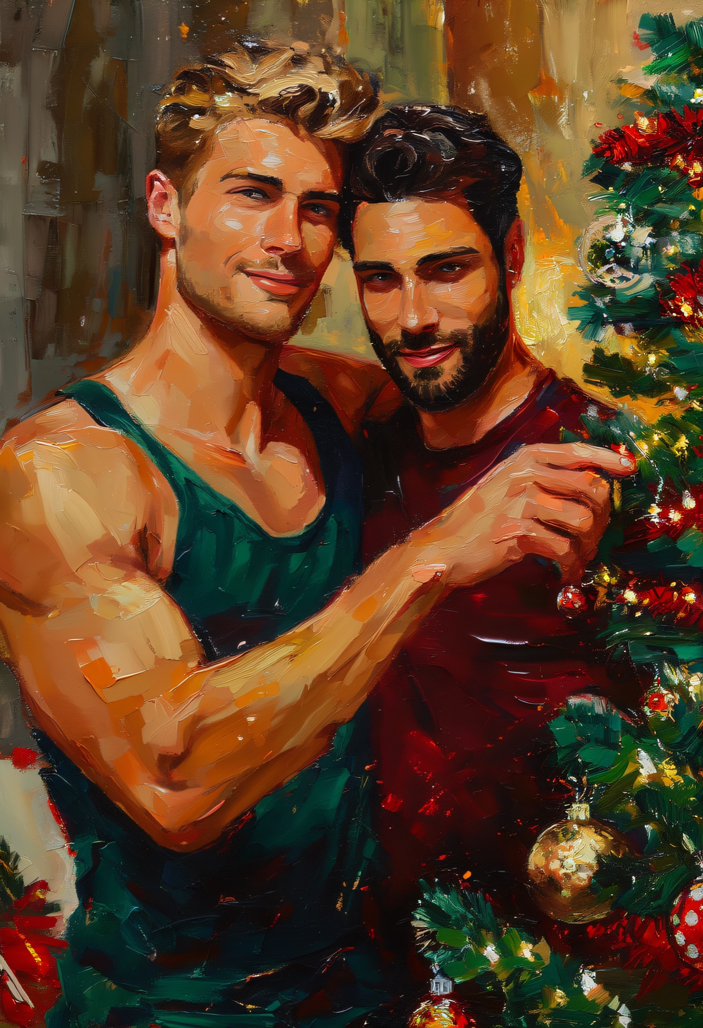 Cozy Cabin Kiss