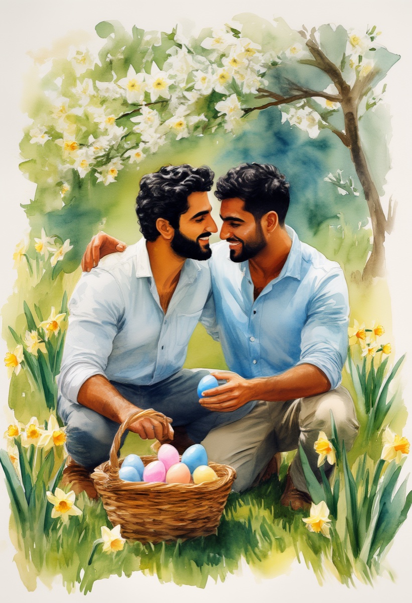 Easter Egg Painting Card