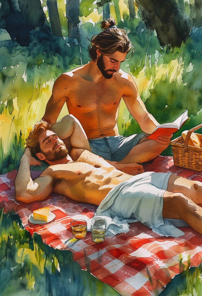 Waldwiesen-Picknick-Serenität