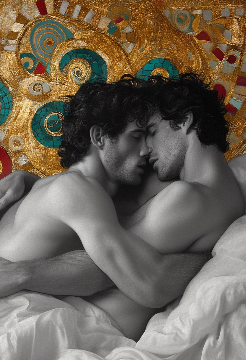 Klimt-inspirierte innere Umarmung