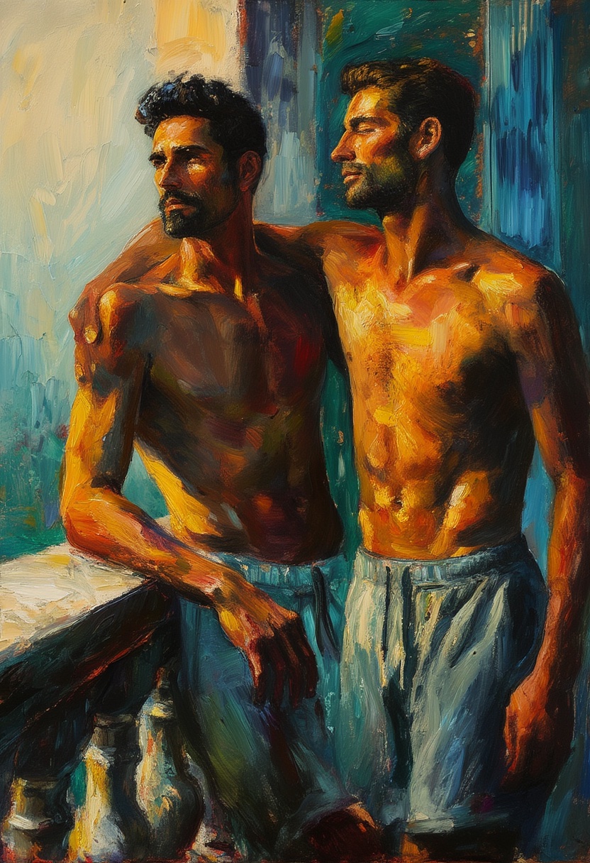 Sonniger Balkon: Morgendämmerung