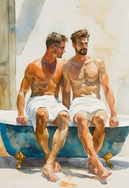 Bathhouse Brotherhood Blue