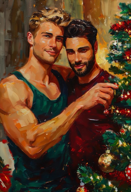 Cozy Cabin Kiss