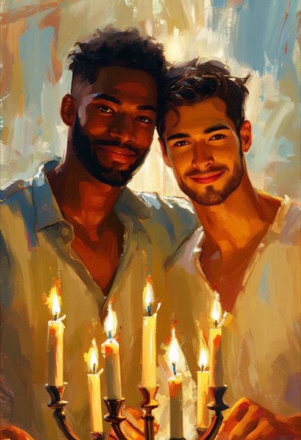 Embered Hanukkah Embrace