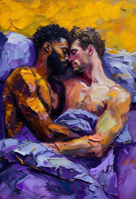 Expressive Oil Embrace