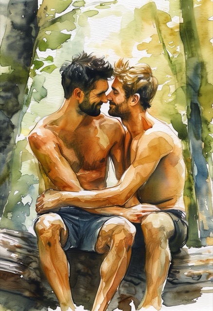 Forest Embrace Watercolor
