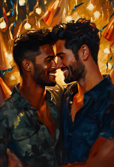 Golden Ember Embrace