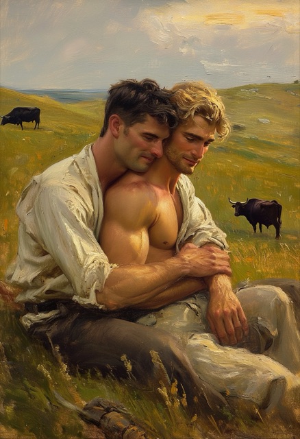 Golden Hour Hilltop Embrace