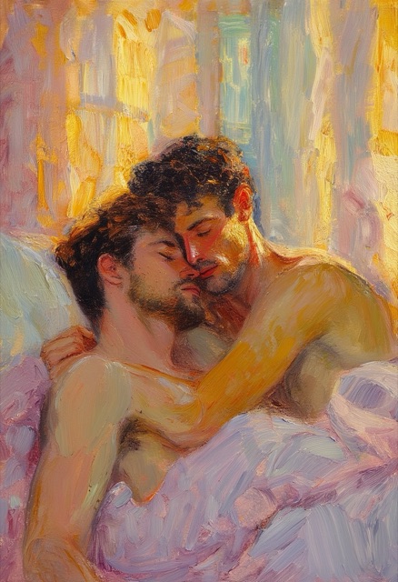 Intimate Embrace at Dawn