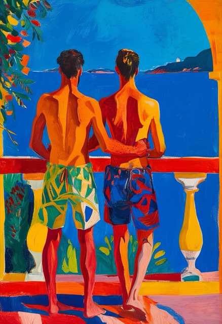 Mediterranean Balcony Embrace