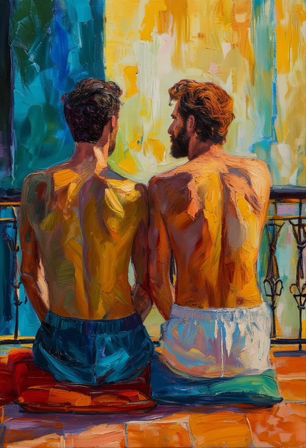 Mediterranean Balcony Morning