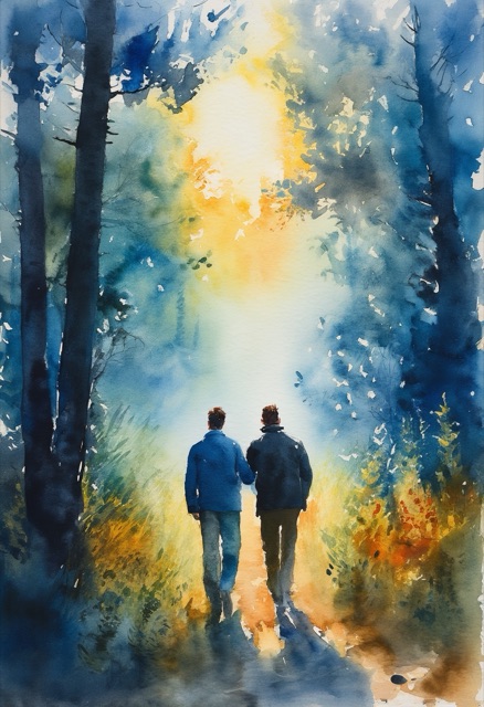 Misty Forest Dawn Walk