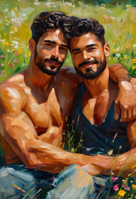 Springtime Meadow Embrace