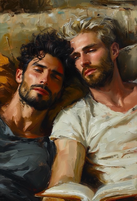 Studio Intimacy Two Men Close