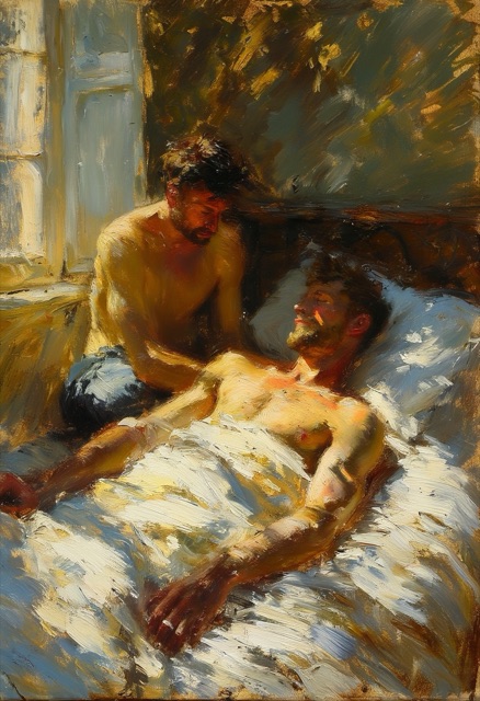Sunlit Bedroom Awakening