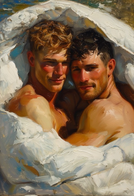 Sunlit Duvet Embrace
