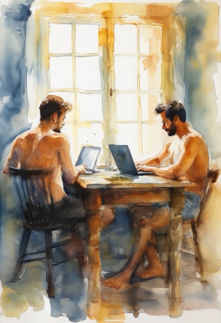 Sunlit Friends Laptops