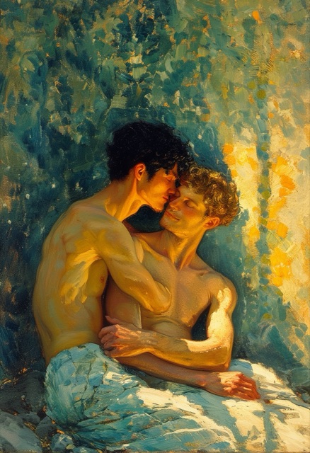 Sunlit Granite Embrace