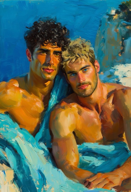 Sunlit Mediterranean Duo
