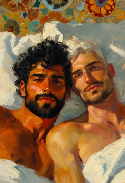 Sunlit Mediterranean Embrace