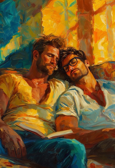 Sunlit Reading Afternoon