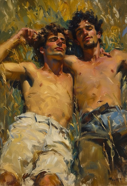 Sunlit Wheat Field Repose