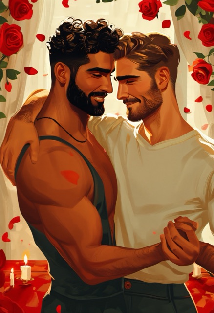 Vintage Garden Kiss