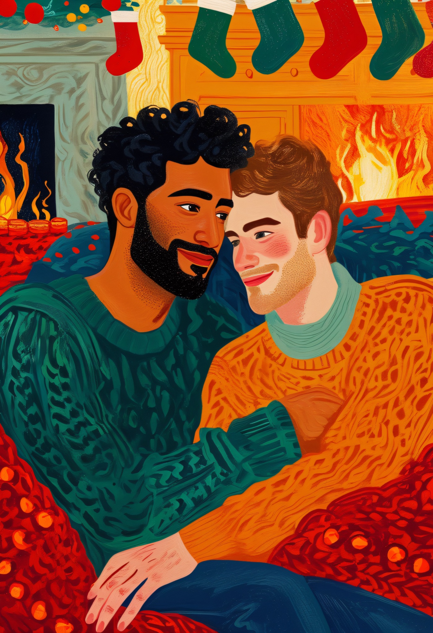 Winter's Heartglow Embrace